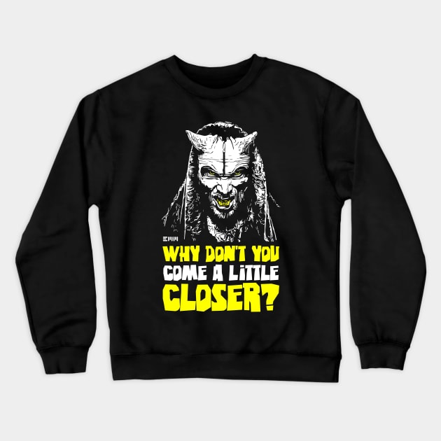 Monster, Zombie, Scary Creature, evil Crewneck Sweatshirt by ArtMofid